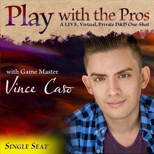 Live Play with GM Vince Caso - Single Seat