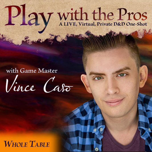 Live Play with GM Vince Caso - Whole Table