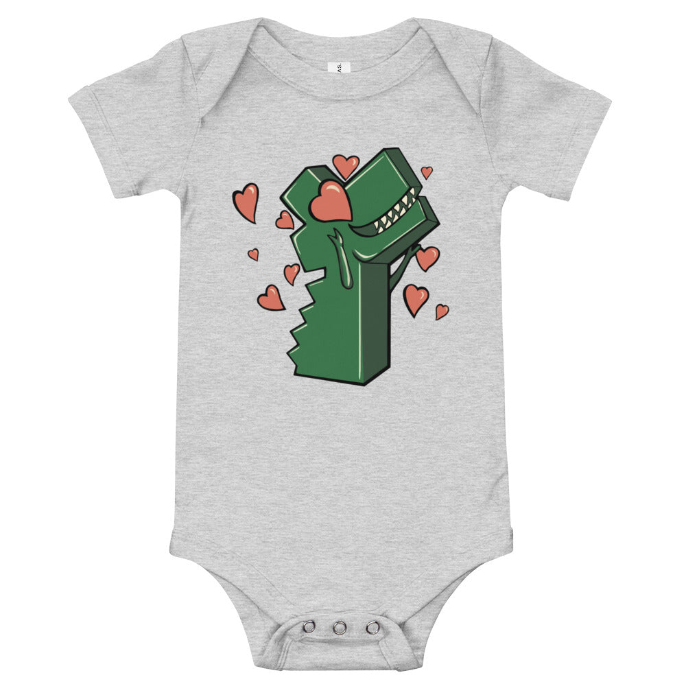 Effie the Love Dino onesie