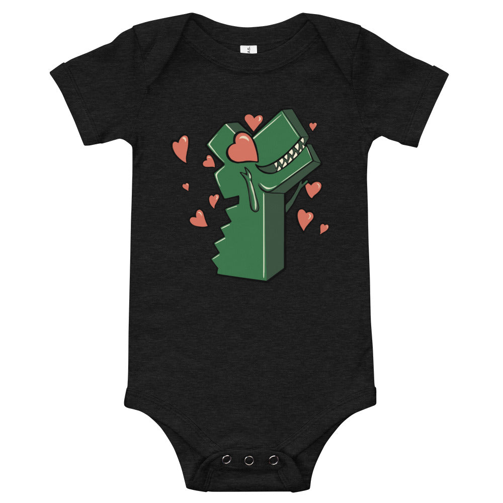 Effie the Love Dino onesie