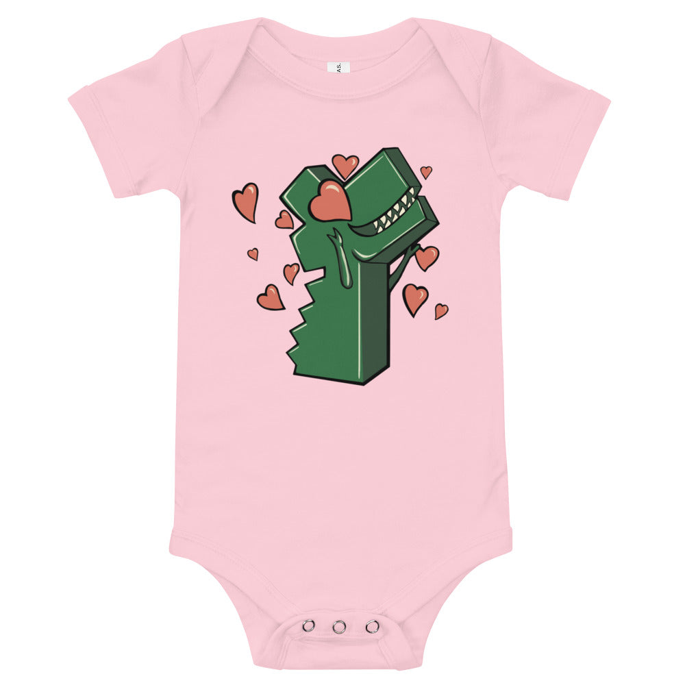 Effie the Love Dino onesie