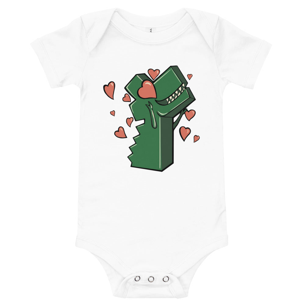 Effie the Love Dino onesie