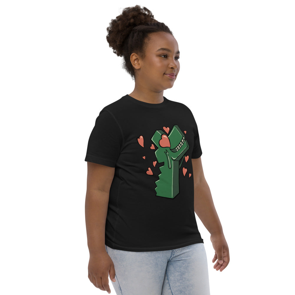 Effie the Love Dino Kids Unisex T-Shirt