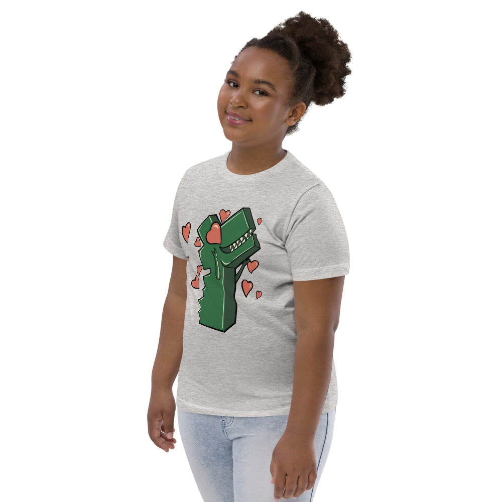 Effie the Love Dino Kids Unisex T-Shirt