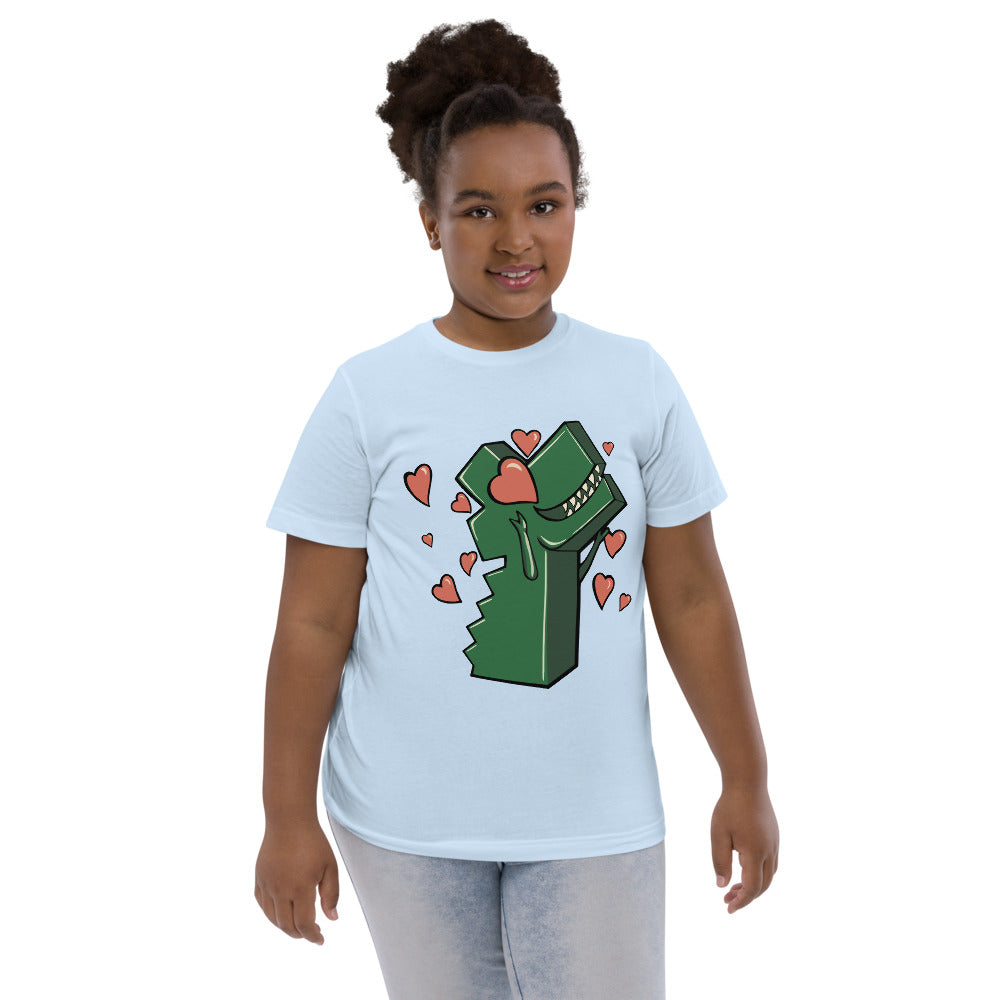 Effie the Love Dino Kids Unisex T-Shirt