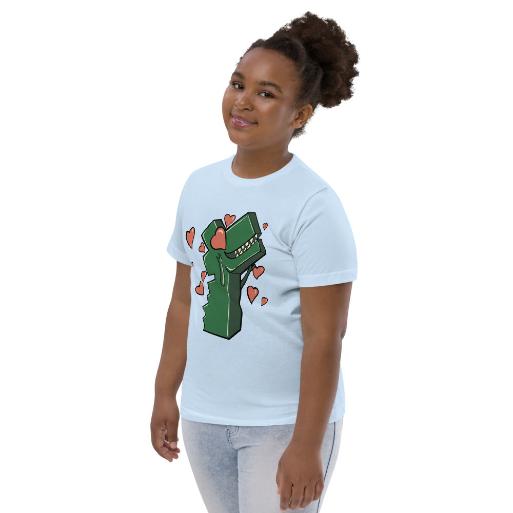 Effie the Love Dino Kids Unisex T-Shirt