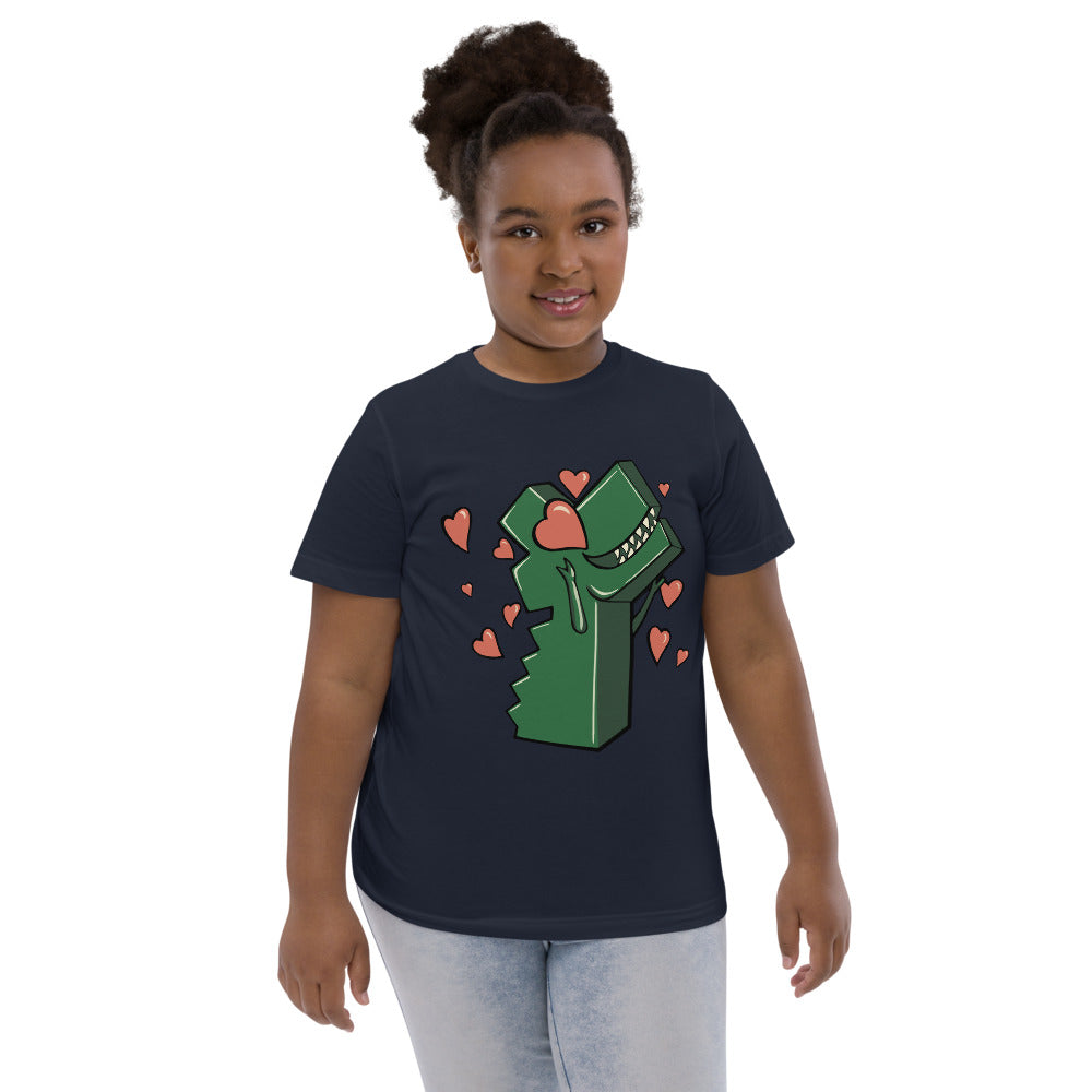 Effie the Love Dino Kids Unisex T-Shirt