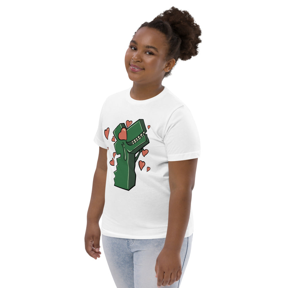 Effie the Love Dino Kids Unisex T-Shirt