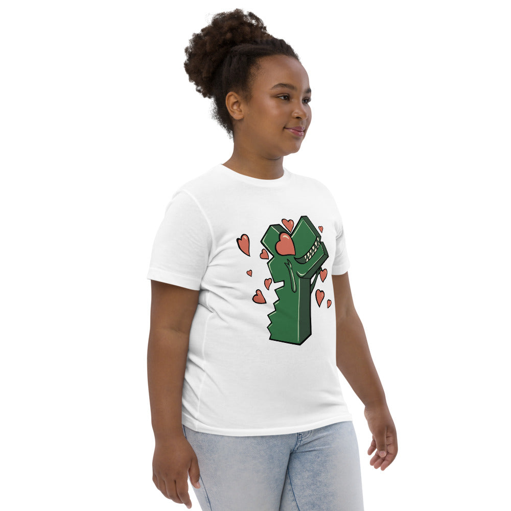 Effie the Love Dino Kids Unisex T-Shirt